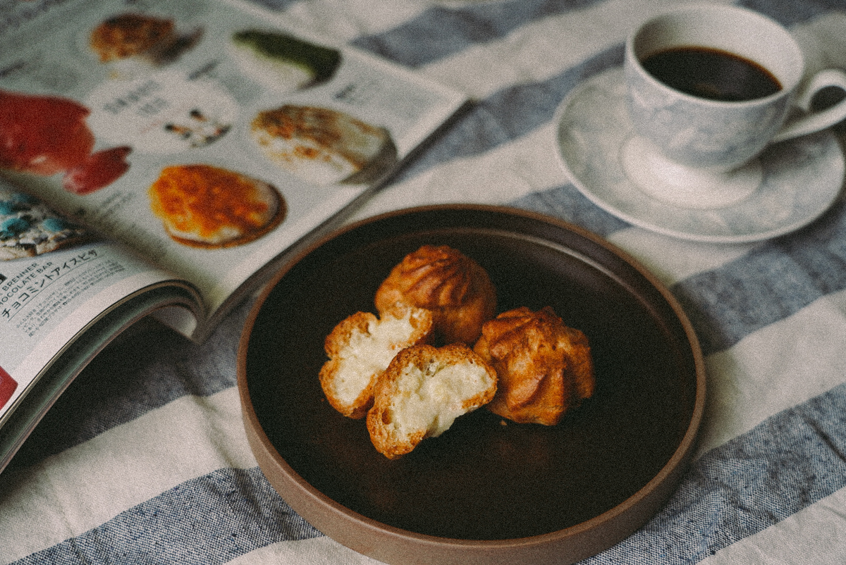【甜點食譜】日式卡士達泡芙食譜：卡士達餡也可以運用在其他甜點