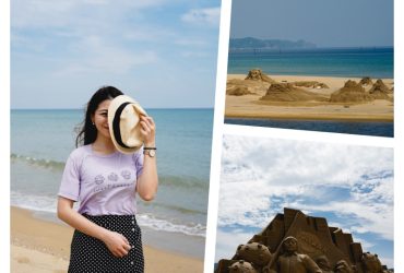 東北角景點｜福隆海水浴場：來到福隆沒來海水浴場走走～等於沒來過福隆！
