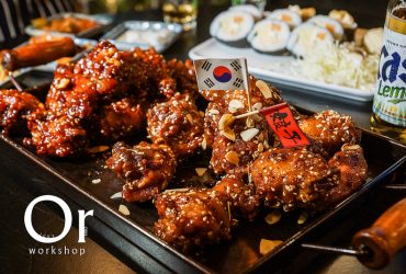 [忠孝敦化|食記]街頭小酒館，娘子韓食集團全新品牌，八色炸雞焦糖化脆口外層令人留戀，大安區免外送費-娘子炸雞