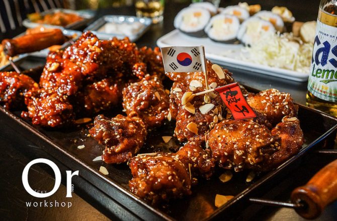 [忠孝敦化|食記]街頭小酒館，娘子韓食集團全新品牌，八色炸雞焦糖化脆口外層令人留戀，大安區免外送費-娘子炸雞